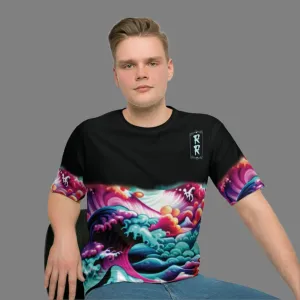 Prismatic Tsunami- Men's Loose T-shirt