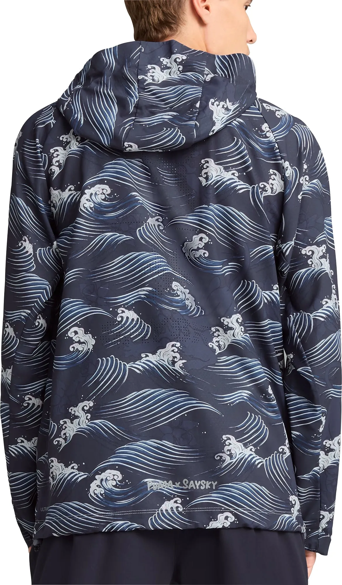 Puma X SAYSKY Graphic Mens Running Jacket - Blue