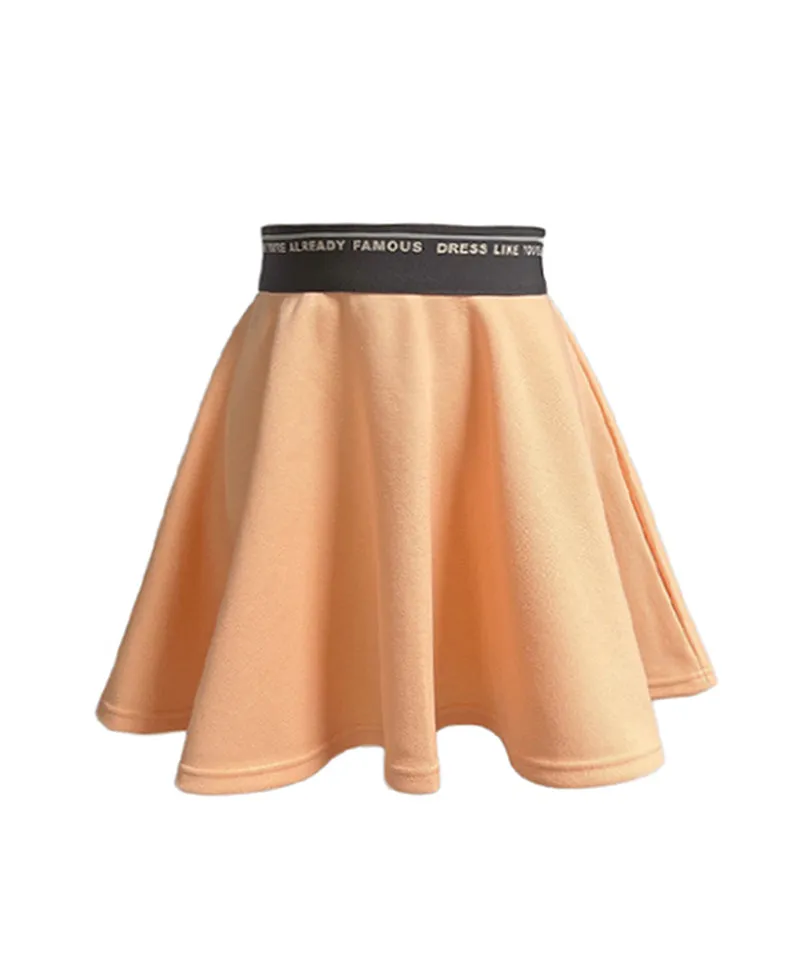 Q.C PLAY: Functional PK Lettering Banding Flare Huls Skirt - 3 colors