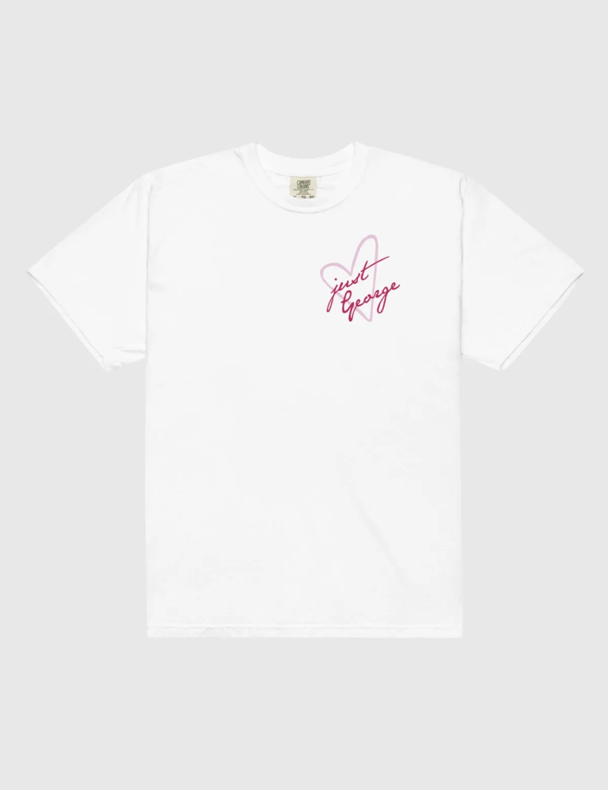 Queen Charlotte 'Just George' T-Shirt [White]