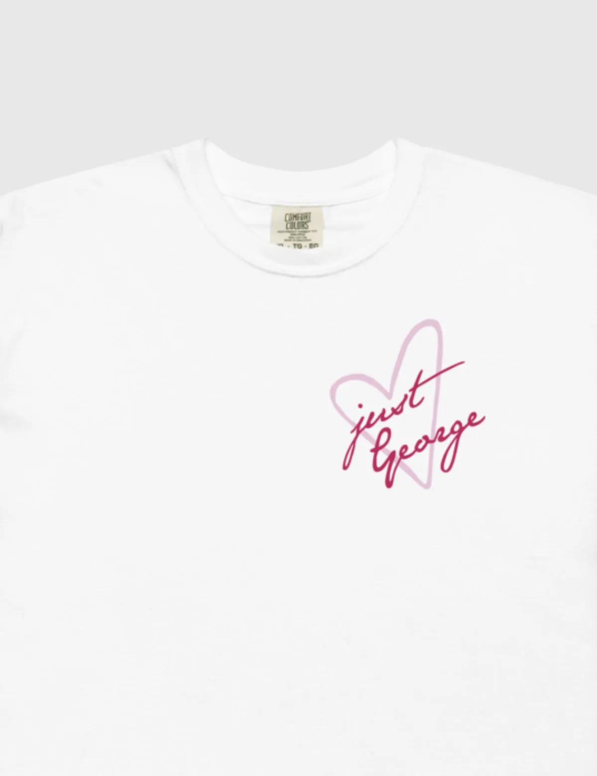 Queen Charlotte 'Just George' T-Shirt [White]