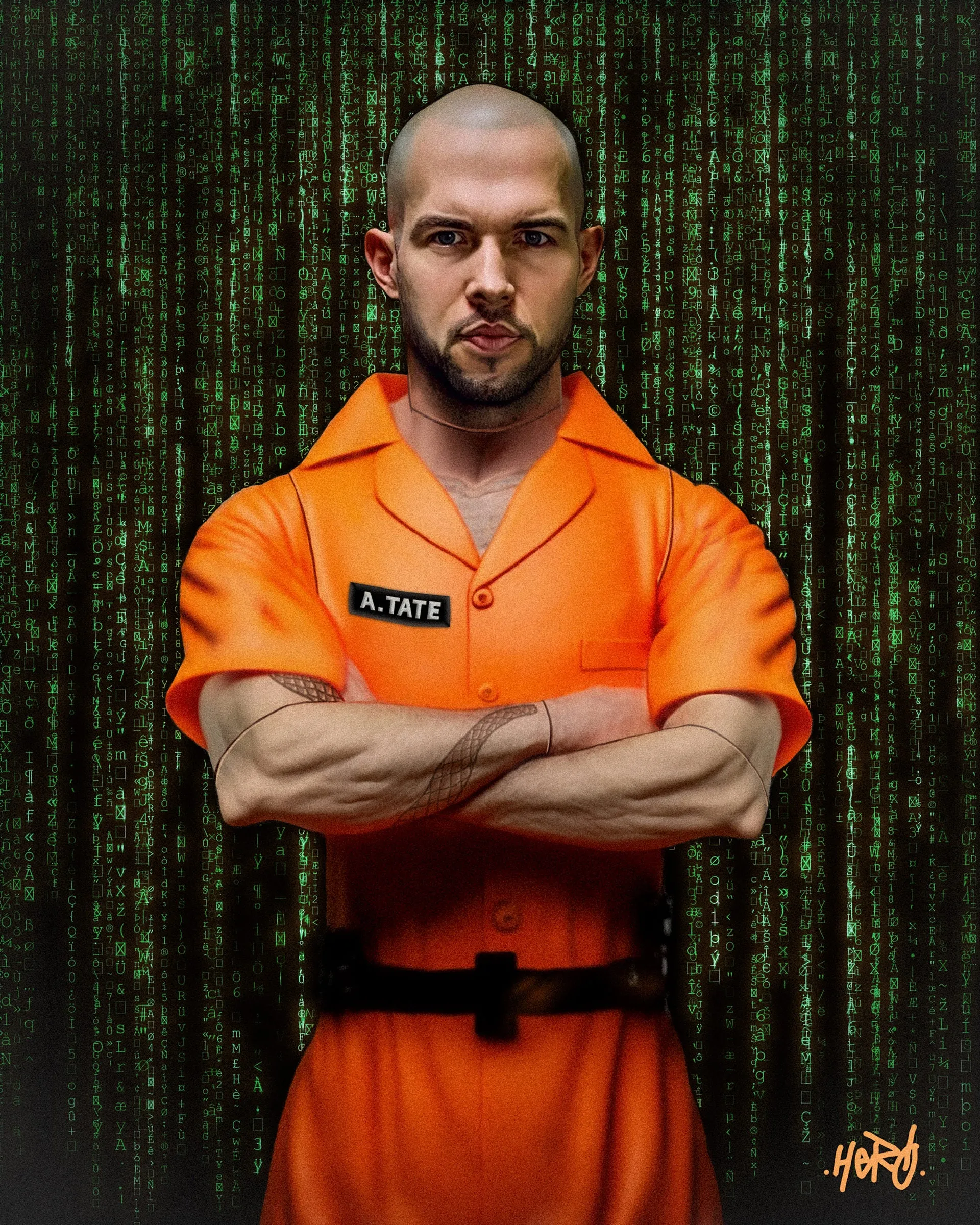 "Andrew's Matrix" unisex's classic tee