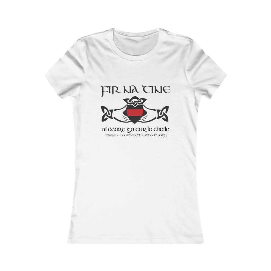 "Fir Na Tine" Claddagh Heritage Women's Tee