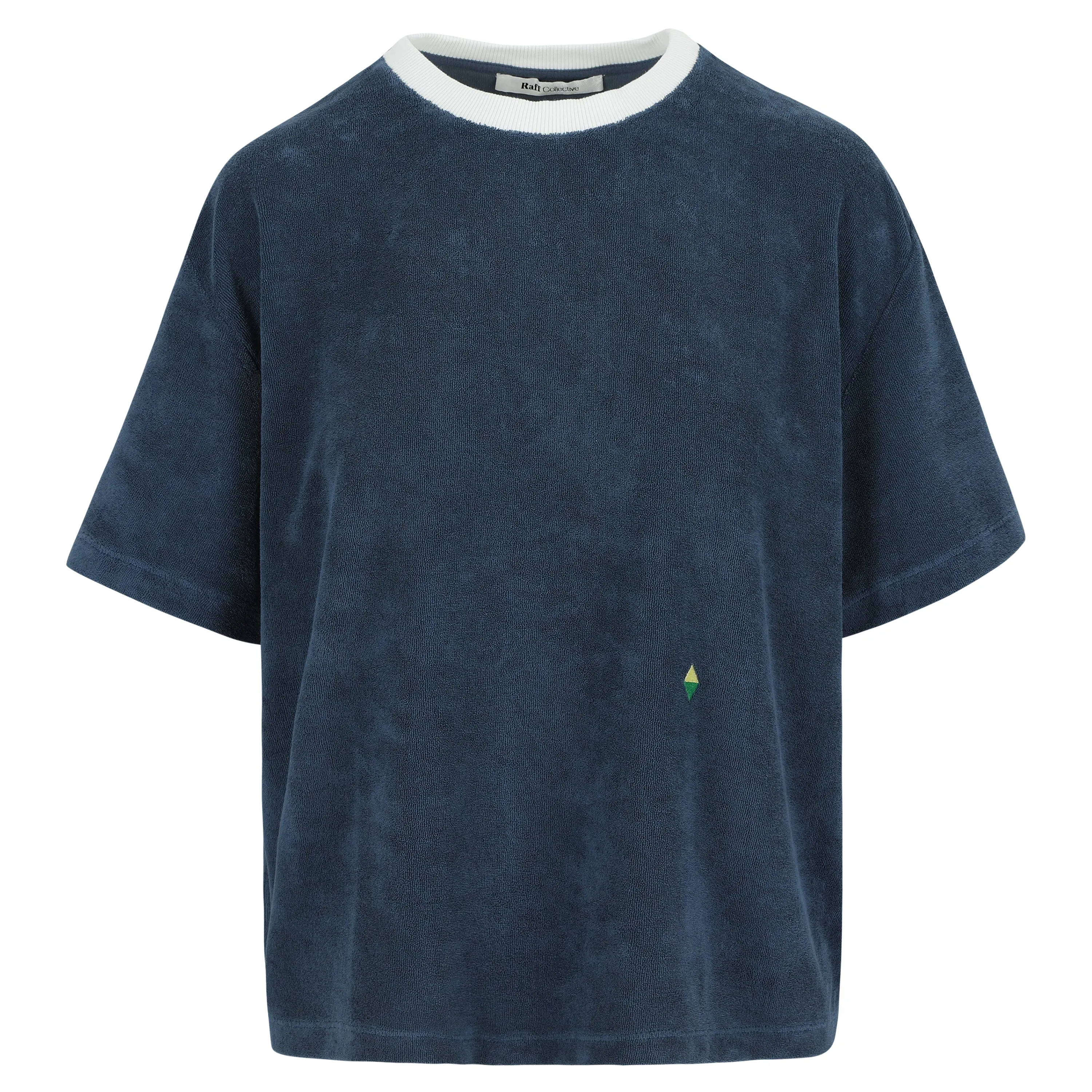 Raff Collective - Belle Terry Towelling T-shirt - Caviar