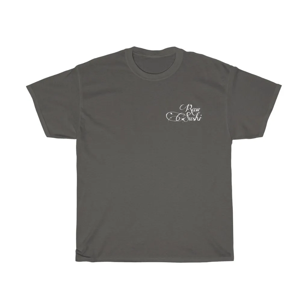 Raw Sushi "MAKE YOUR OWN LUCK" (STARS)  Heavy Cotton Tee