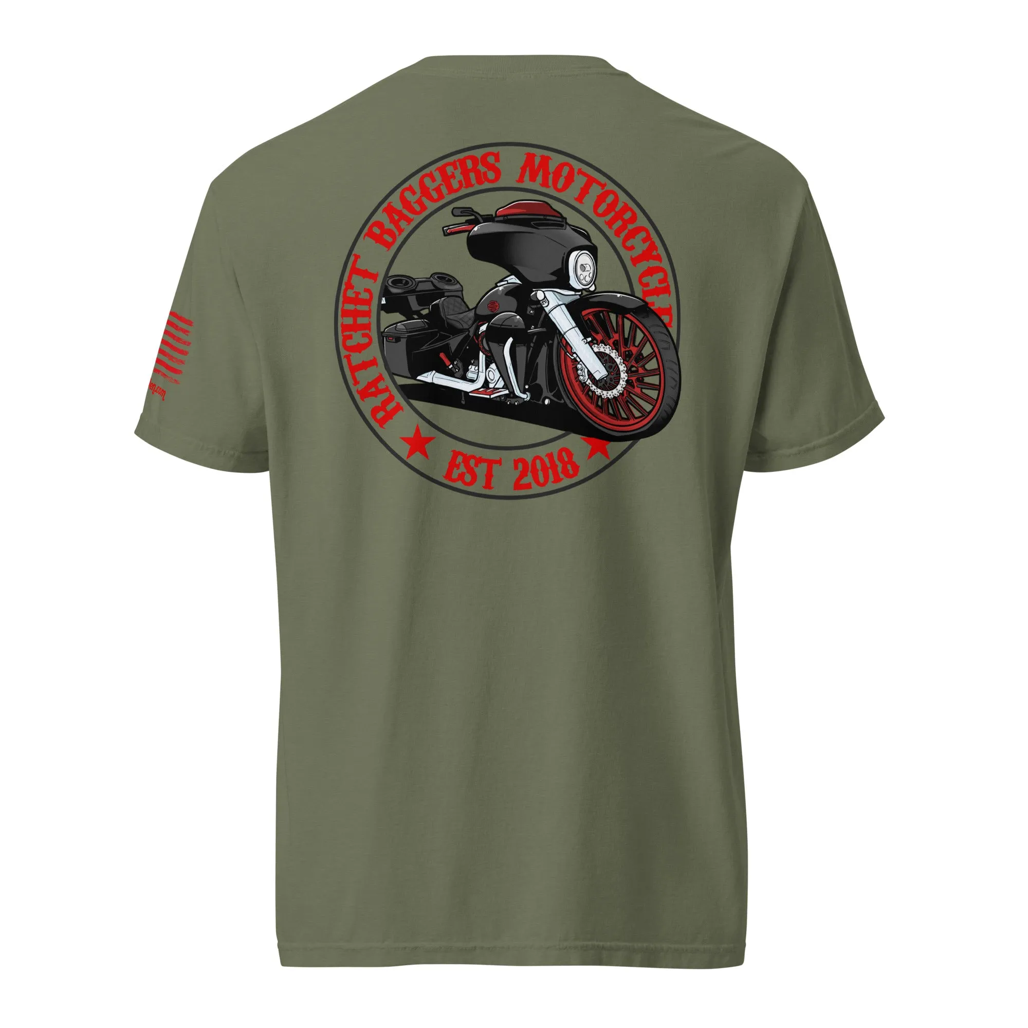 RBMS Redrum Pop out Unisex garment-dyed heavyweight t-shirt
