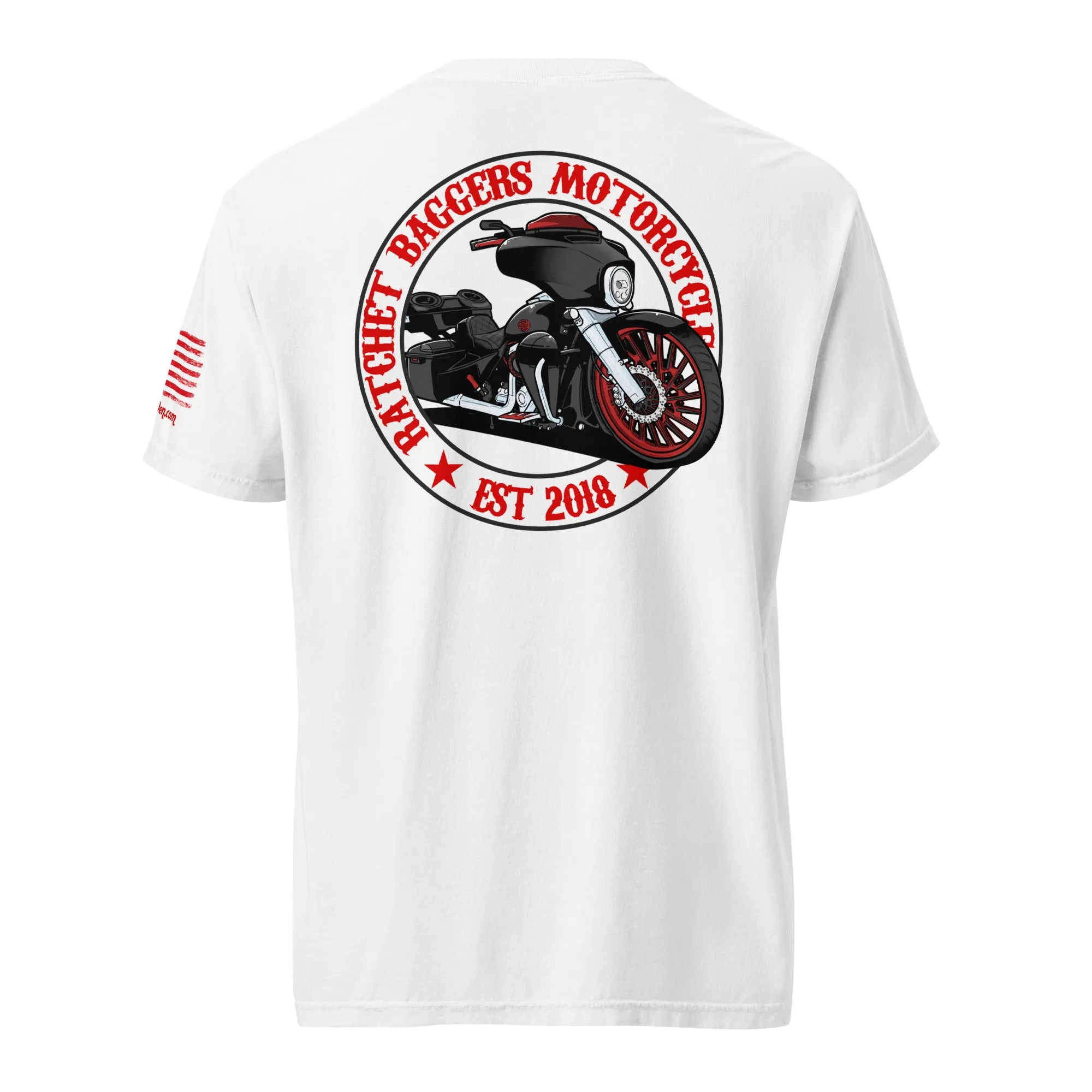RBMS Redrum Pop out Unisex garment-dyed heavyweight t-shirt