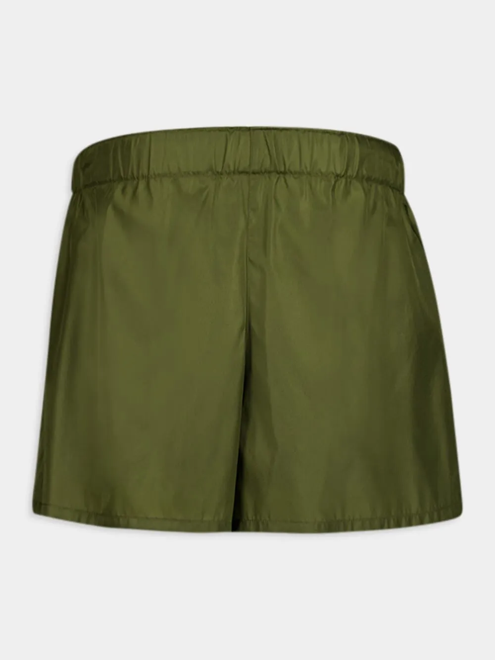 Re-Nylon Olive Shorts
