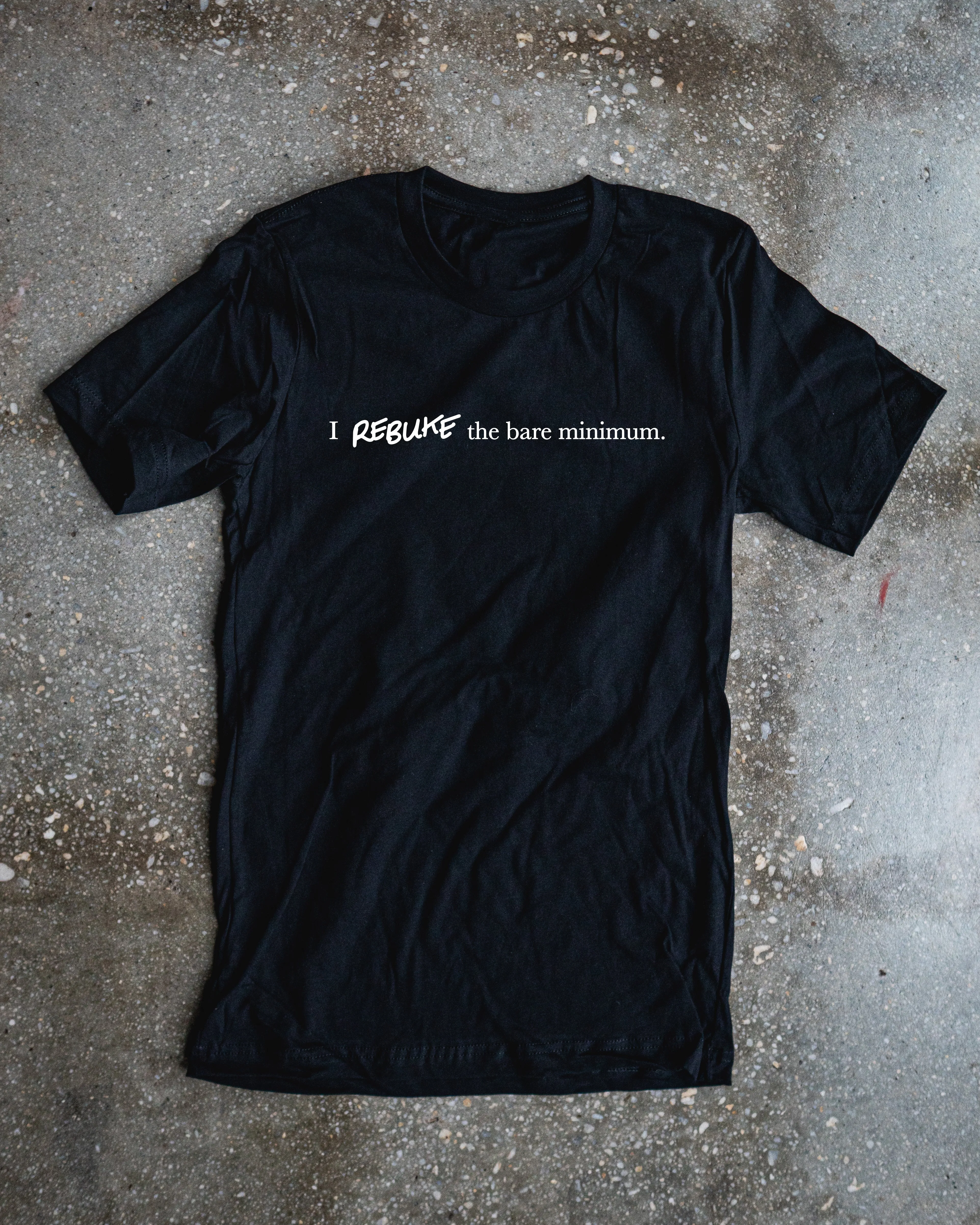 Rebuke The Minimum Adult Box T-Shirt