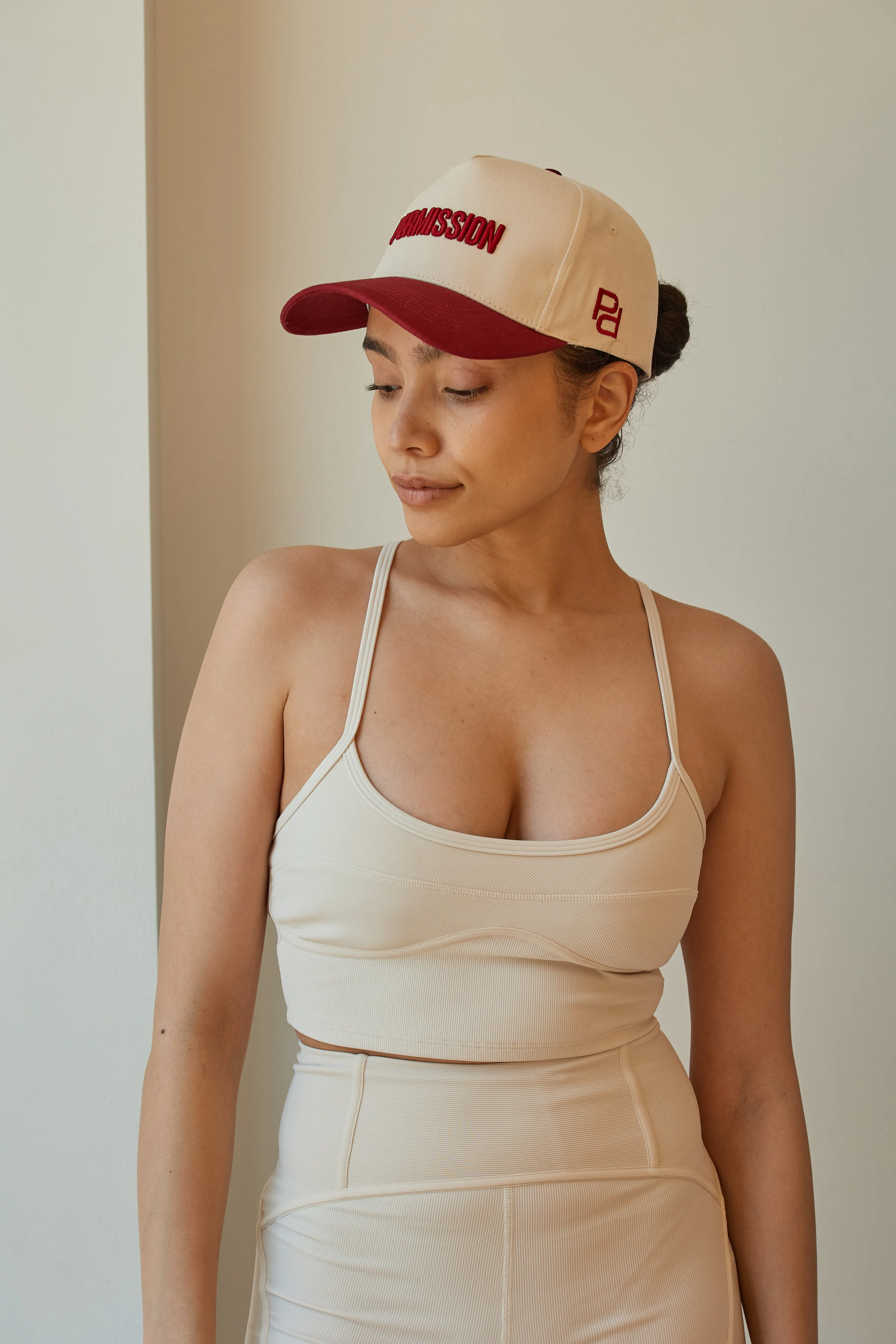 Red Contrast Hat