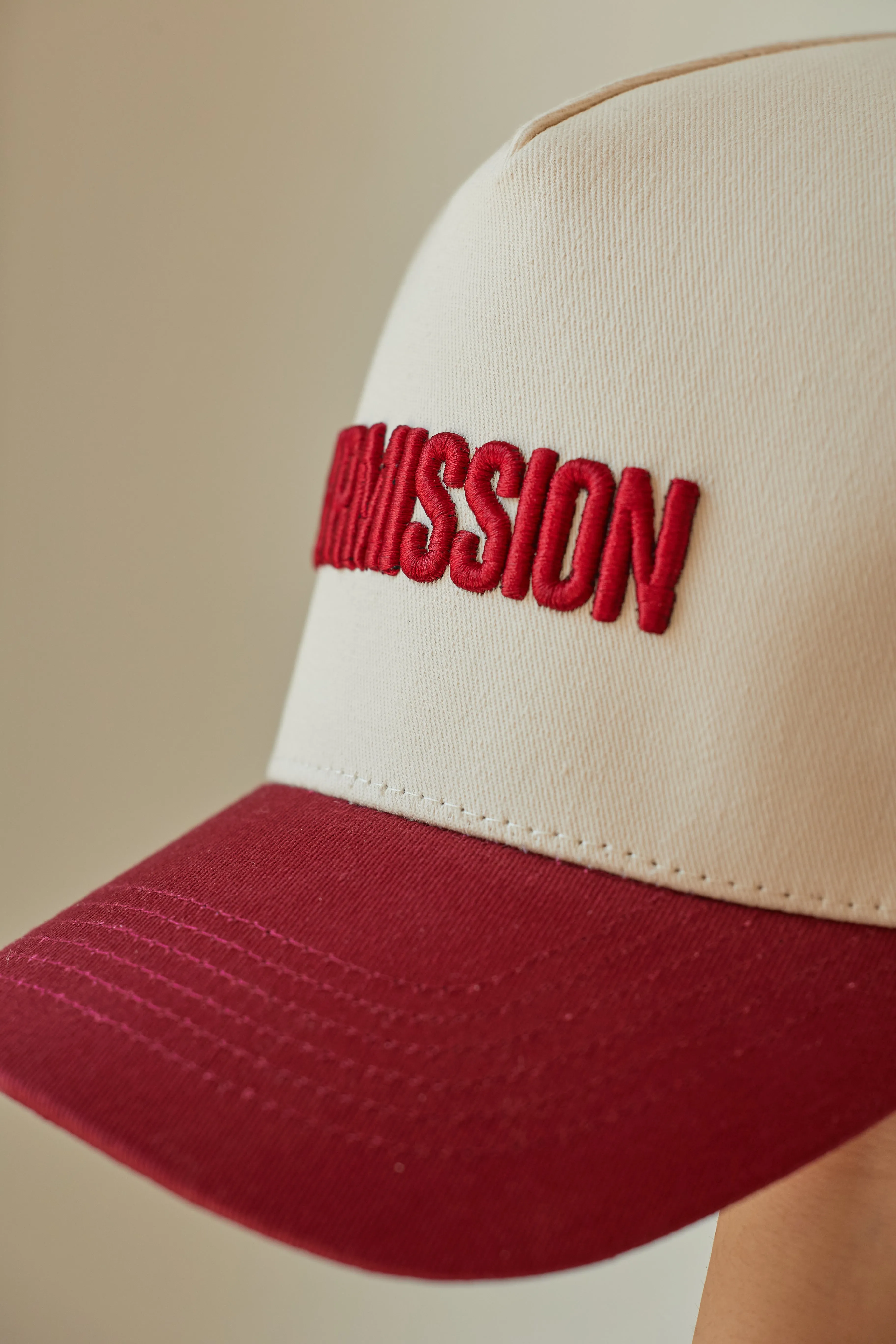 Red Contrast Hat