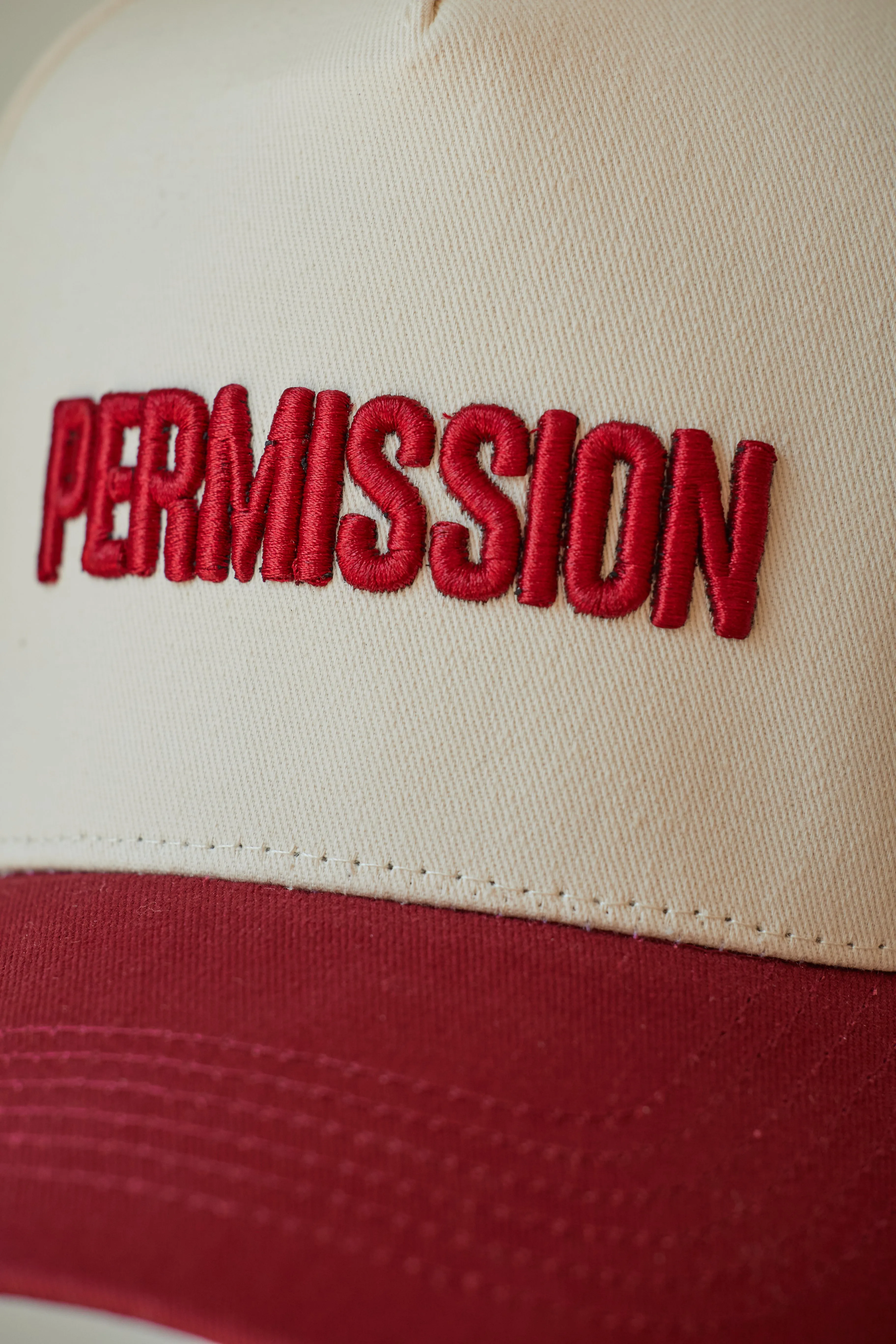 Red Contrast Hat