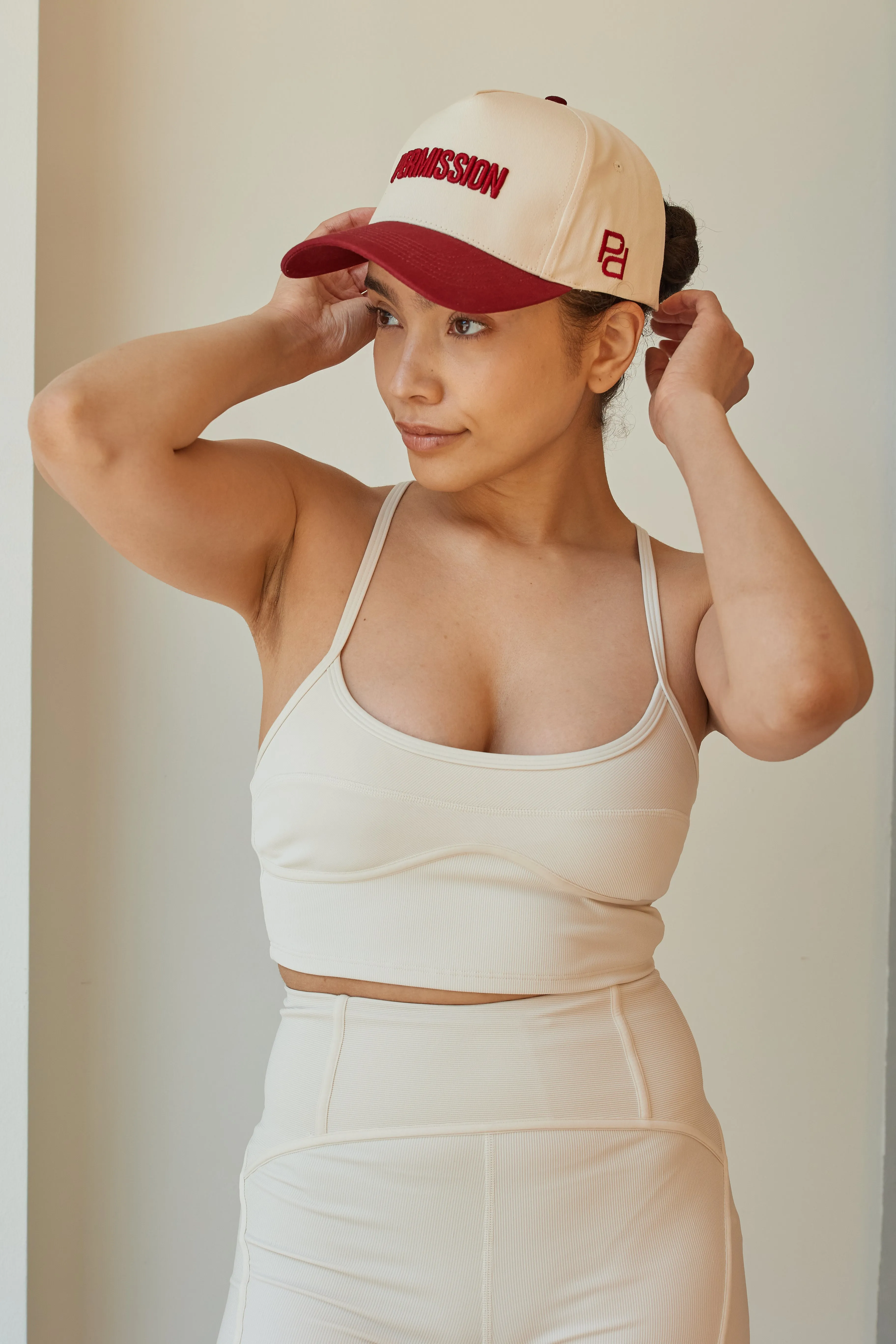 Red Contrast Hat