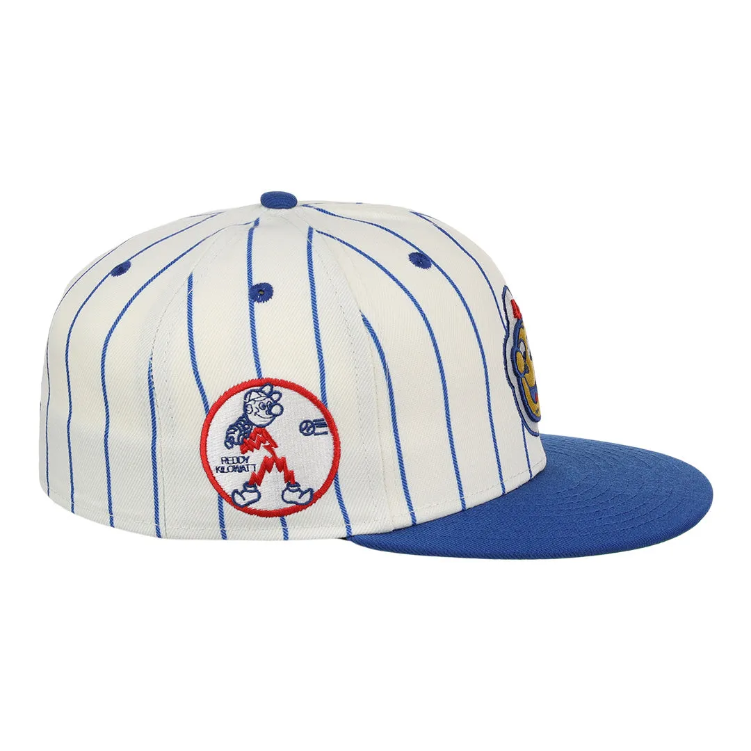 Reddy Kilowatt EFF Pinstripe Fitted Ballcap