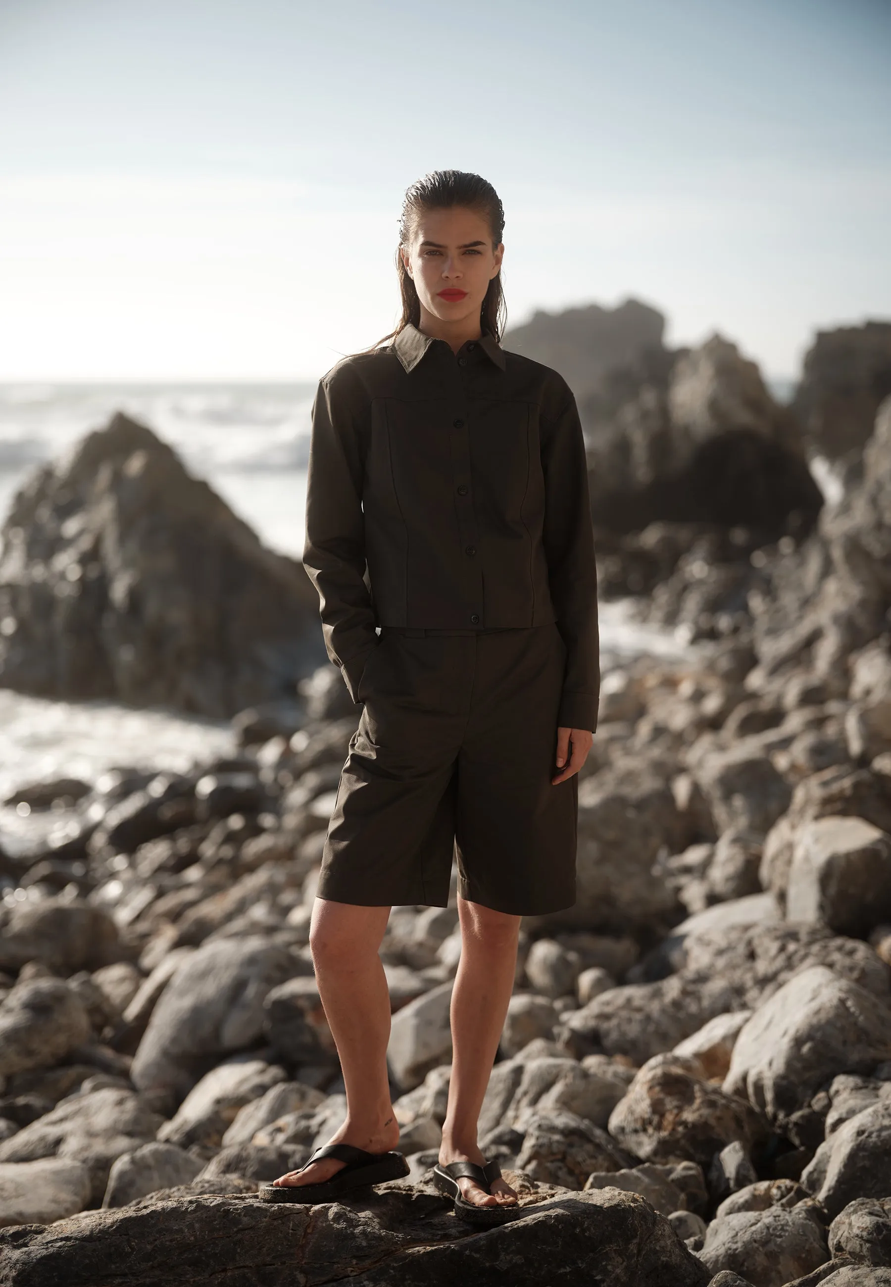 Remi long sleeved shirt 4137 - Black Ink