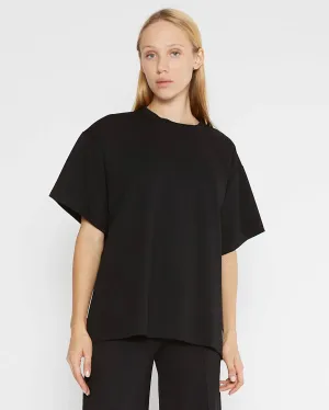 Ripley Rader Black Ponte Knit Big Shirt