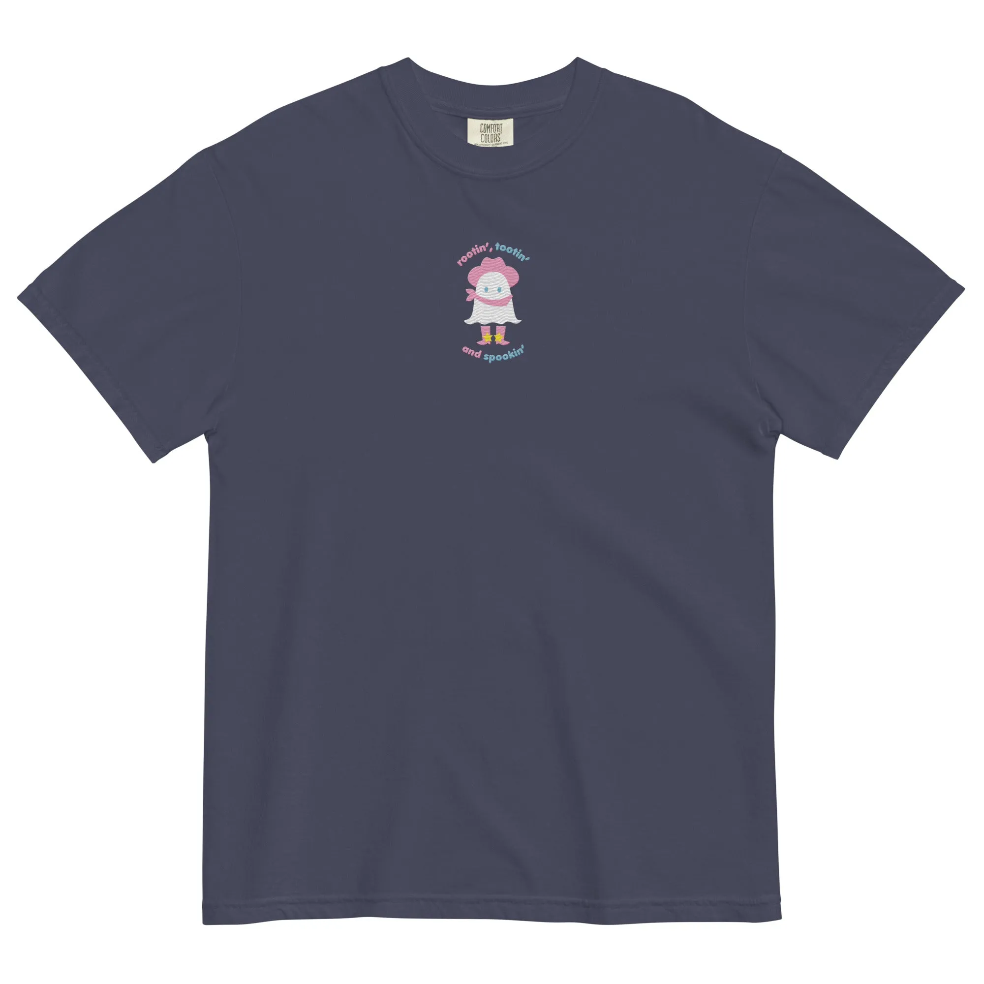 Rootin Tootin and Spookin Cute and Spooky Comfort Colors Cowboy Ghost garment-dyed heavyweight t-shirt S - 3XL