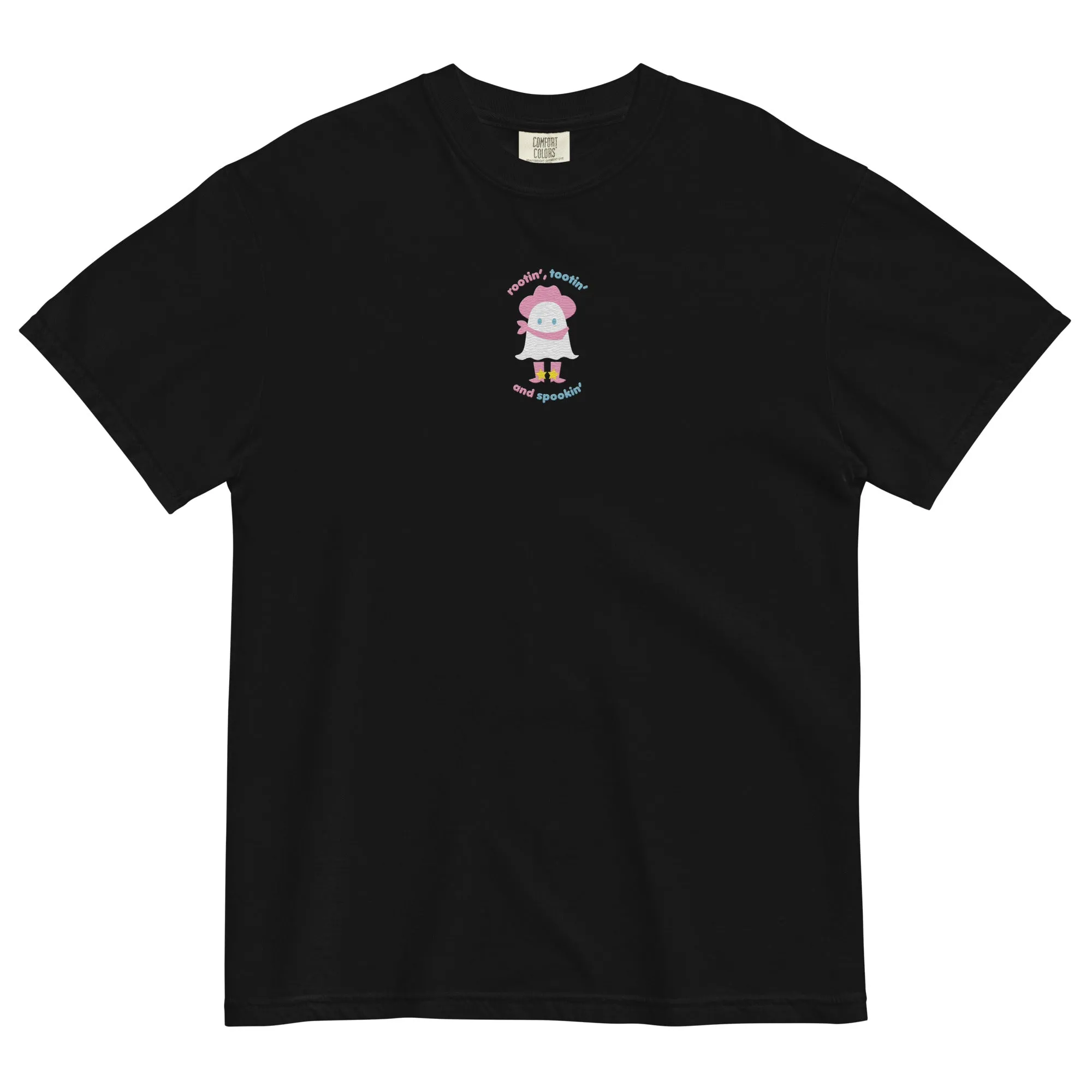 Rootin Tootin and Spookin Cute and Spooky Comfort Colors Cowboy Ghost garment-dyed heavyweight t-shirt S - 3XL