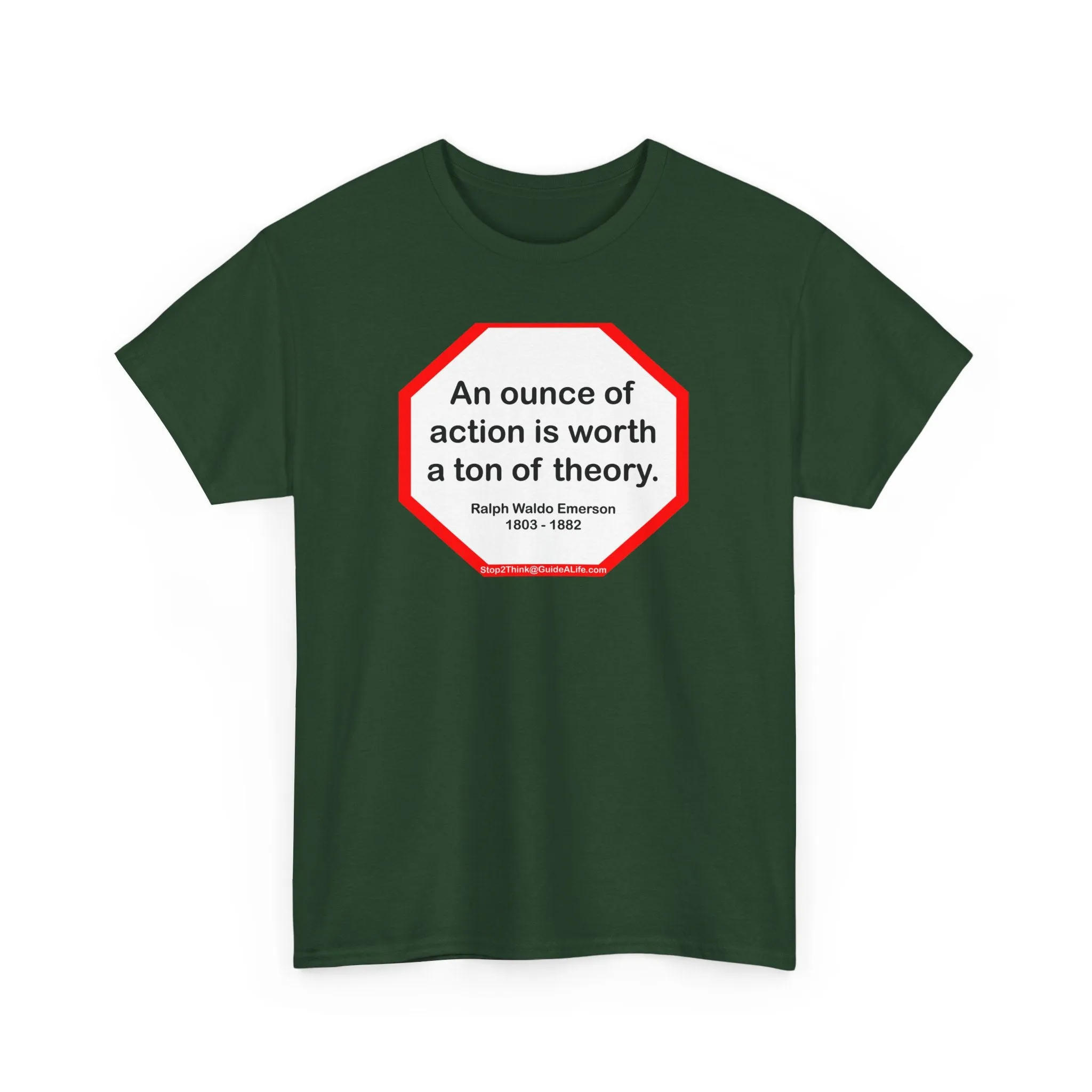 s2t- An ounce of action is worth a ton of theory.  -  Ralph Waldo Emerson  1803 - 1882 - blkshrt