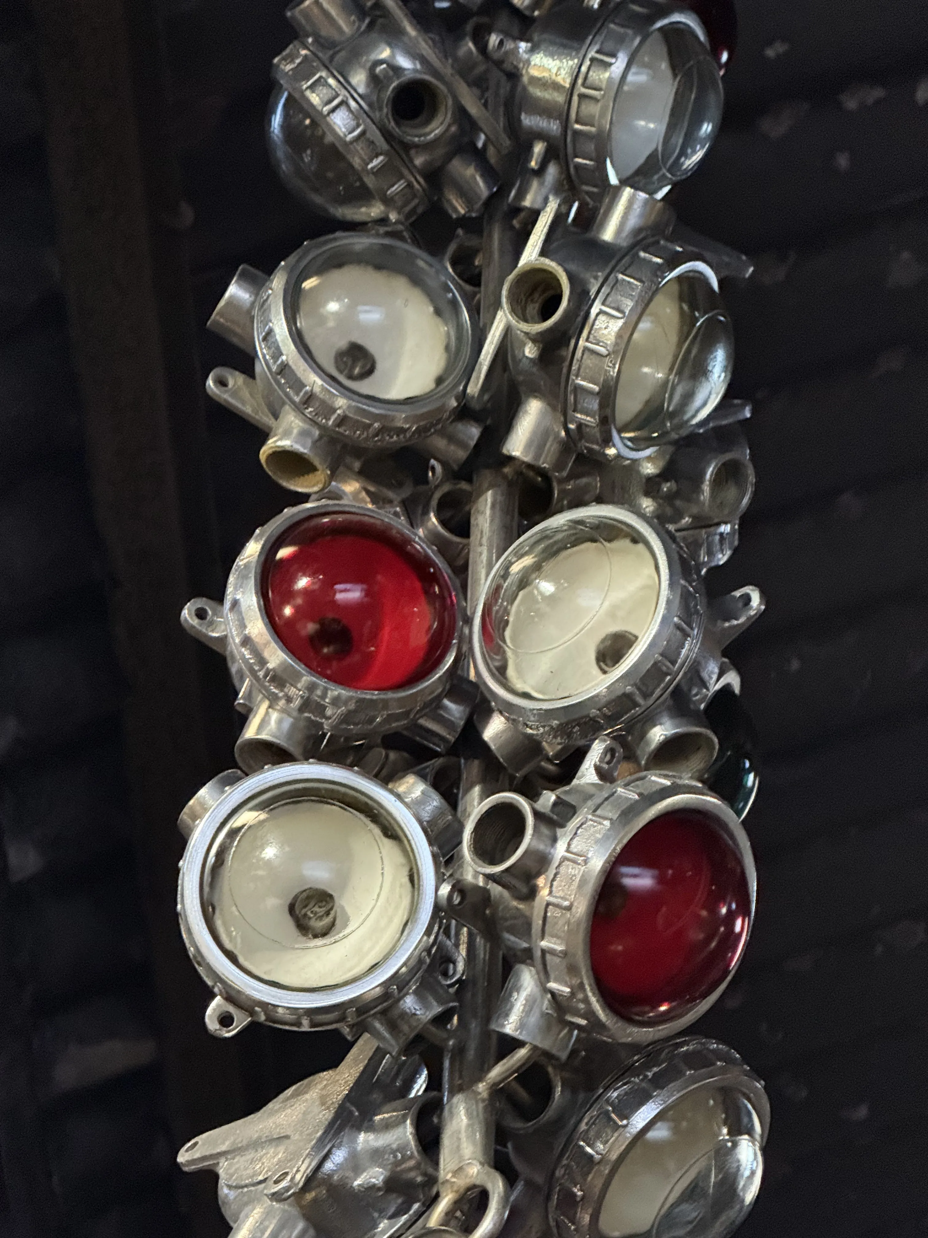 Salvaged Aluminium Micro Spot Bulkhead Polished