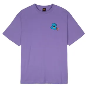 Santa Cruz Chisel Hand T-Shirt - Soft Purple