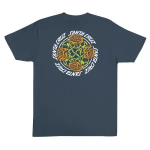 SANTA CRUZ Dressen Rose Solo Tee Steel Blue