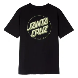 Santa Cruz Womens T-Shirt Partial Dot - Black