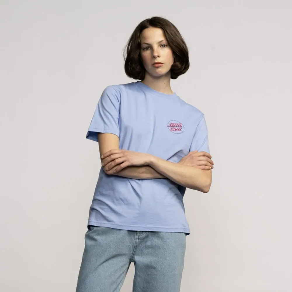 Santa Cruz Womens T-Shirt Partial Dot T-Shirt - Hyacinth