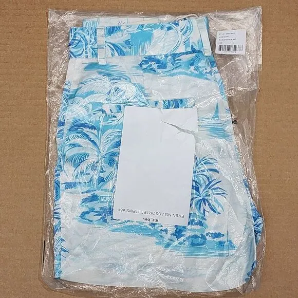 SER.O.YA Jesse Short in Blue Seroya Island