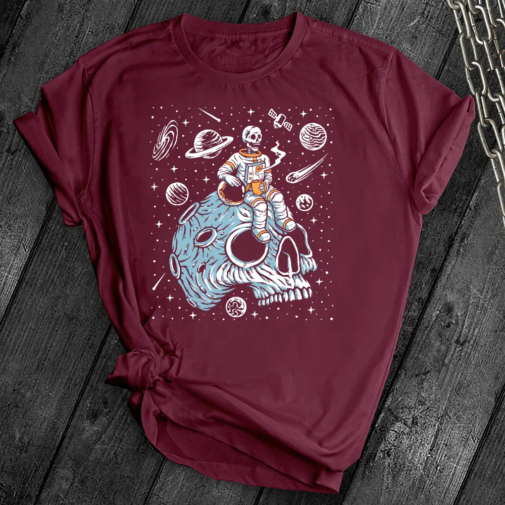 Skull Astronaut Coffee Break Tee