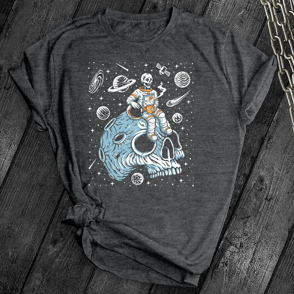 Skull Astronaut Coffee Break Tee