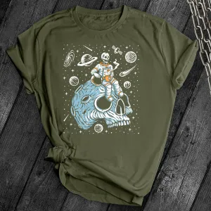 Skull Astronaut Coffee Break Tee