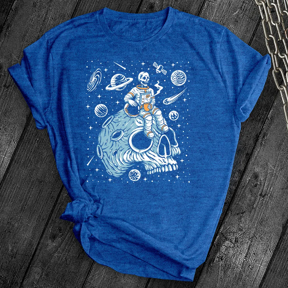 Skull Astronaut Coffee Break Tee