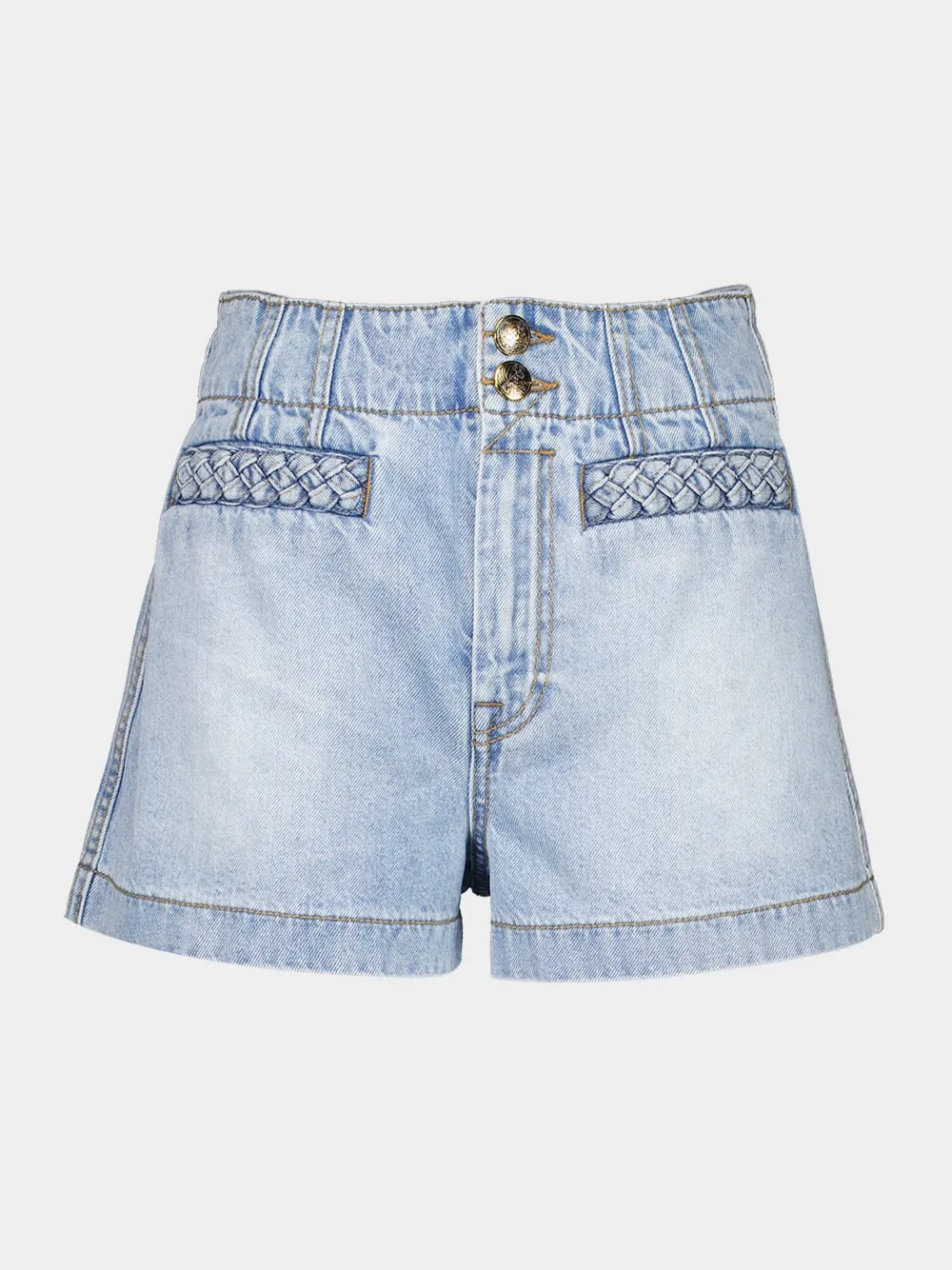 Skylark Blue Lucky Denim Short
