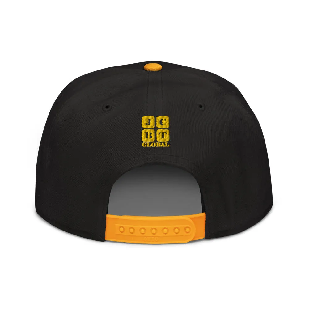 Snapback Hat "1052-0061 I'm All In (Yellow Logo)"