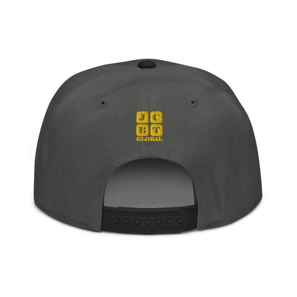 Snapback Hat "1052-0061 I'm All In (Yellow Logo)"