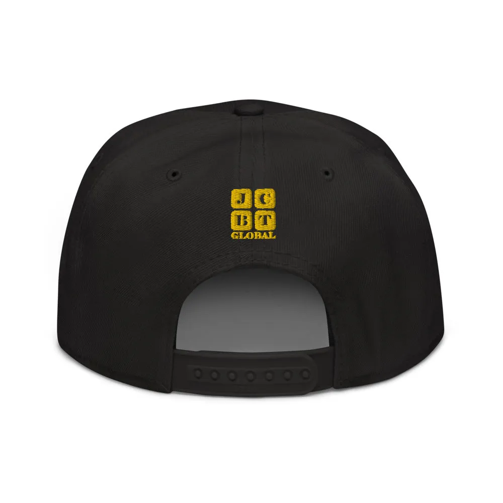 Snapback Hat "1052-0061 I'm All In (Yellow Logo)"