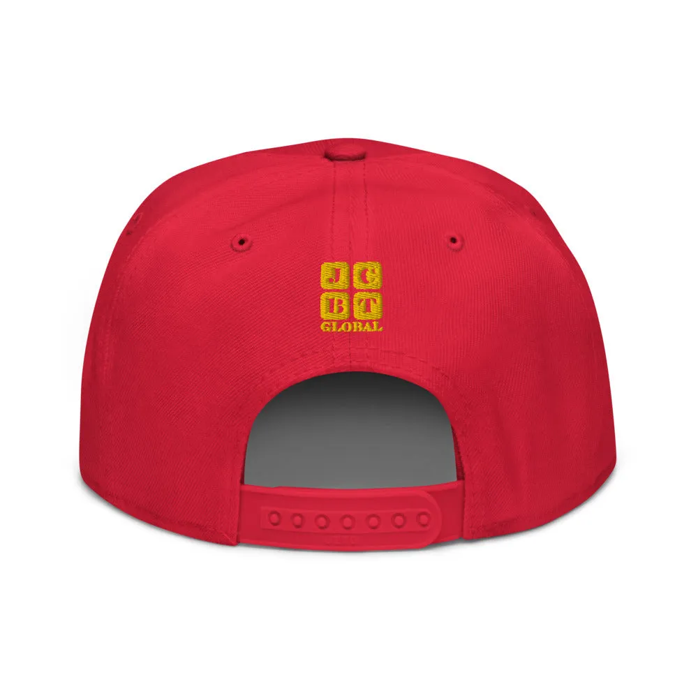 Snapback Hat "1052-0061 I'm All In (Yellow Logo)"