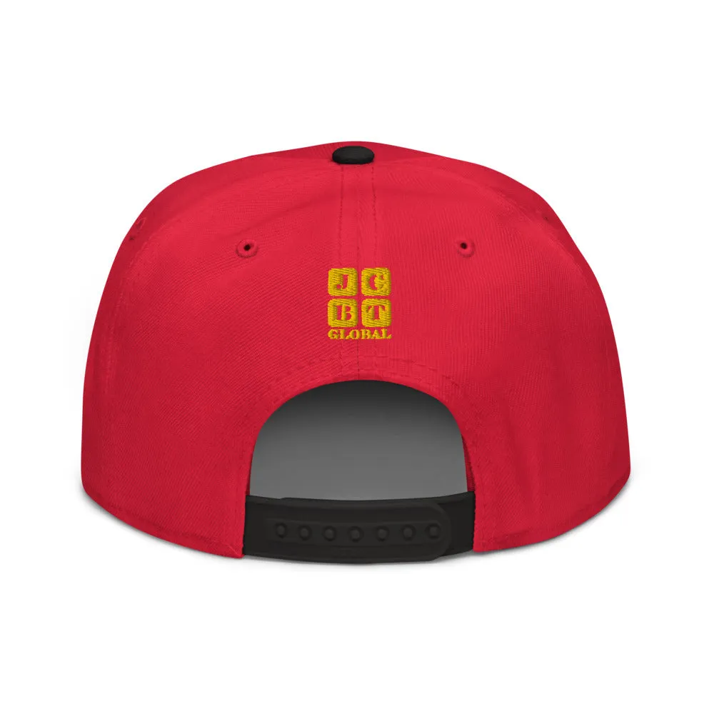 Snapback Hat "1052-0061 I'm All In (Yellow Logo)"