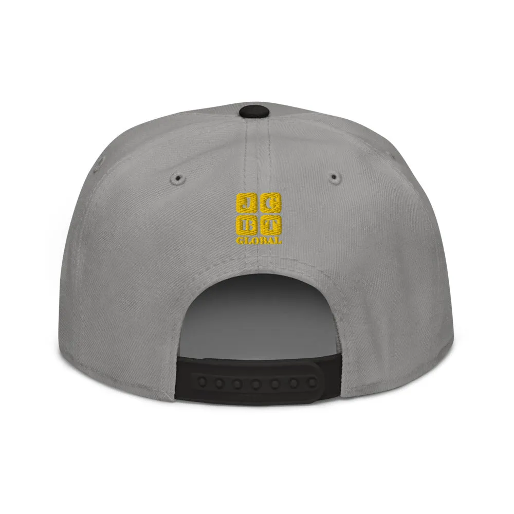 Snapback Hat "1052-0061 I'm All In (Yellow Logo)"