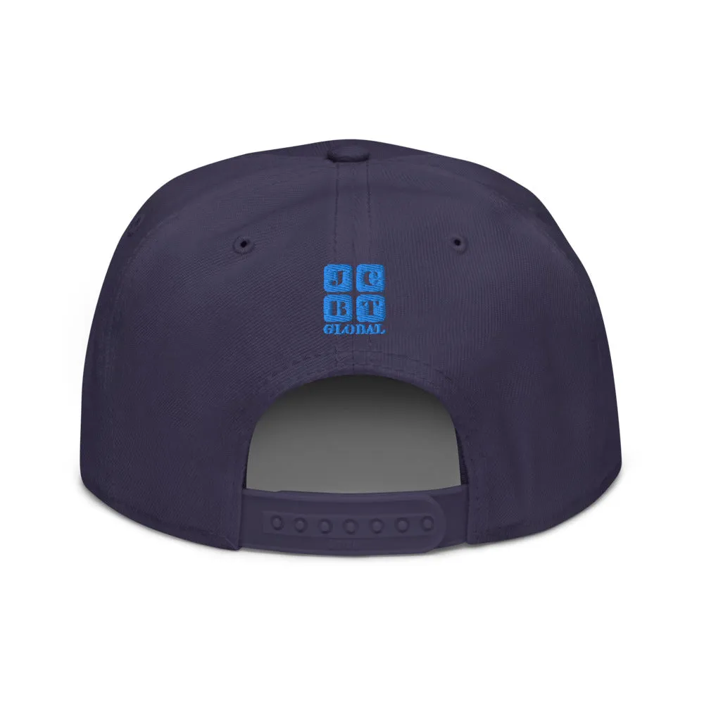 Snapback Hat "1052-0091 Insane Focus (Blue Logo)"