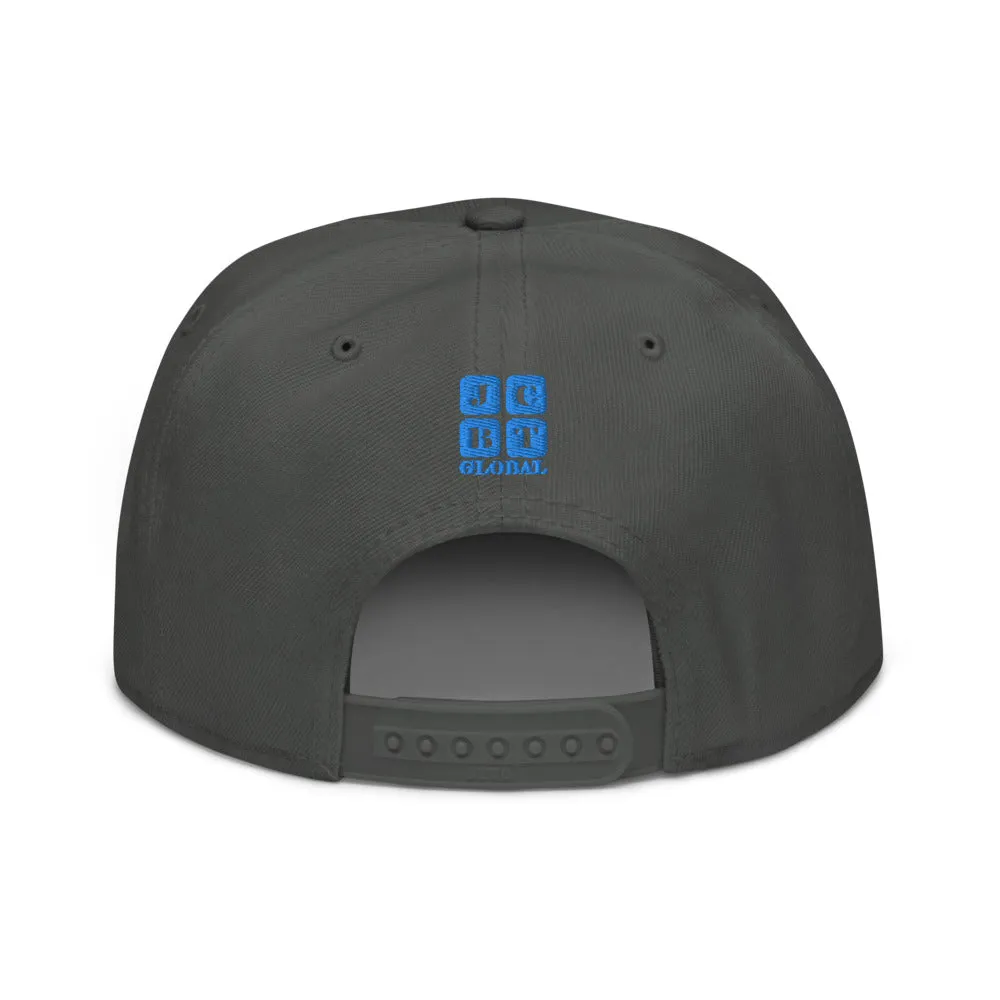 Snapback Hat "1052-0091 Insane Focus (Blue Logo)"
