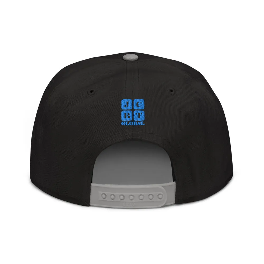 Snapback Hat "1052-0091 Insane Focus (Blue Logo)"
