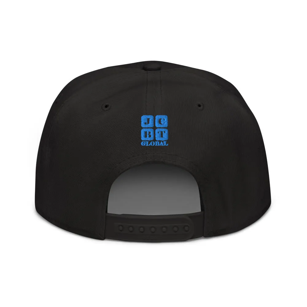 Snapback Hat "1052-0091 Insane Focus (Blue Logo)"