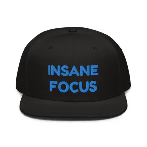 Snapback Hat "1052-0091 Insane Focus (Blue Logo)"