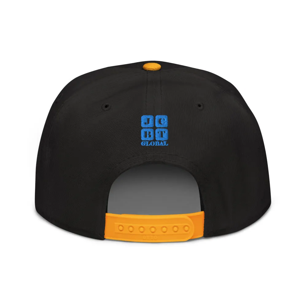 Snapback Hat "1052-0091 Insane Focus (Blue Logo)"