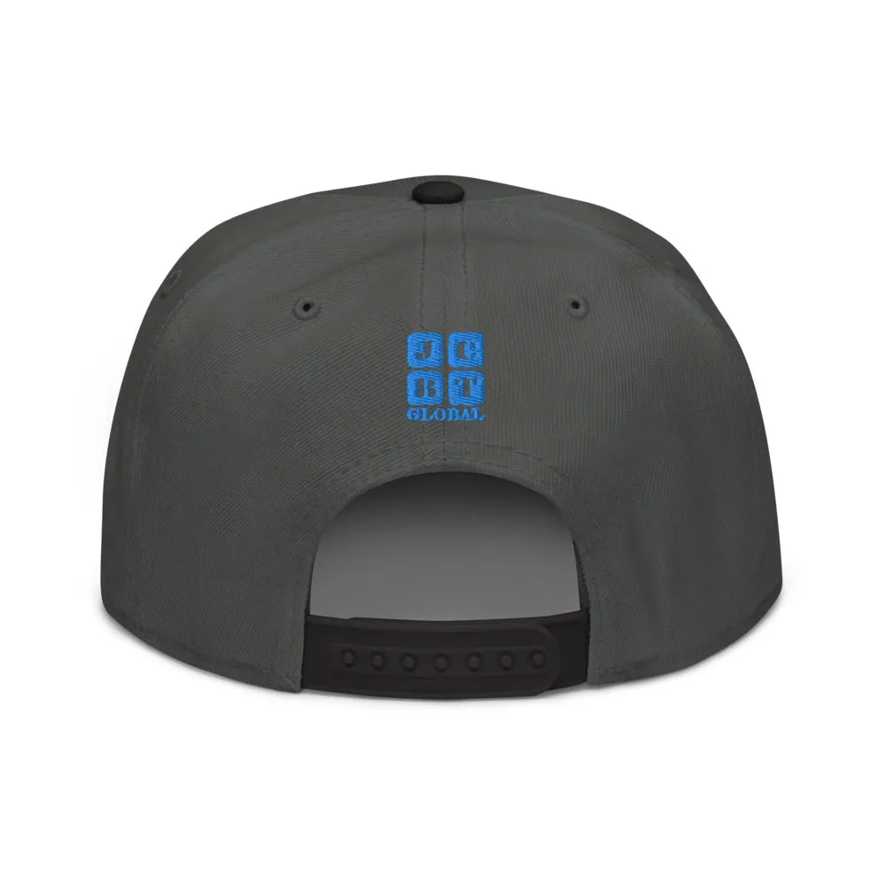 Snapback Hat "1052-0091 Insane Focus (Blue Logo)"