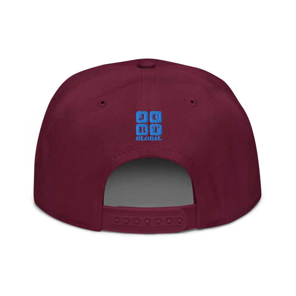 Snapback Hat "1052-0091 Insane Focus (Blue Logo)"