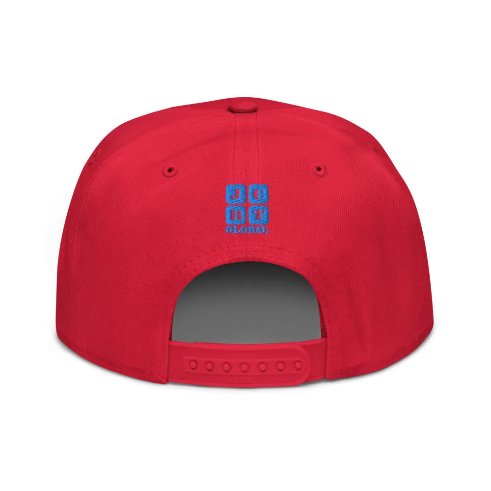 Snapback Hat "1052-0091 Insane Focus (Blue Logo)"