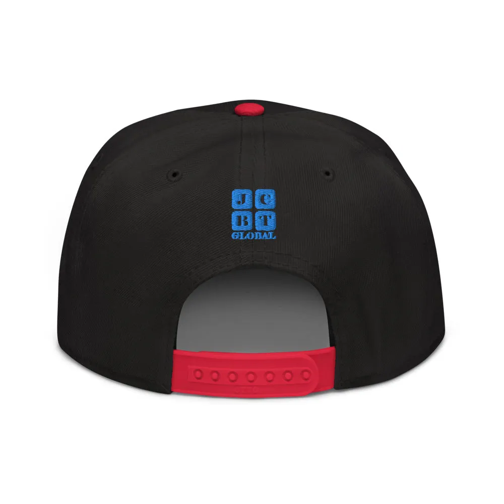 Snapback Hat "1052-0091 Insane Focus (Blue Logo)"